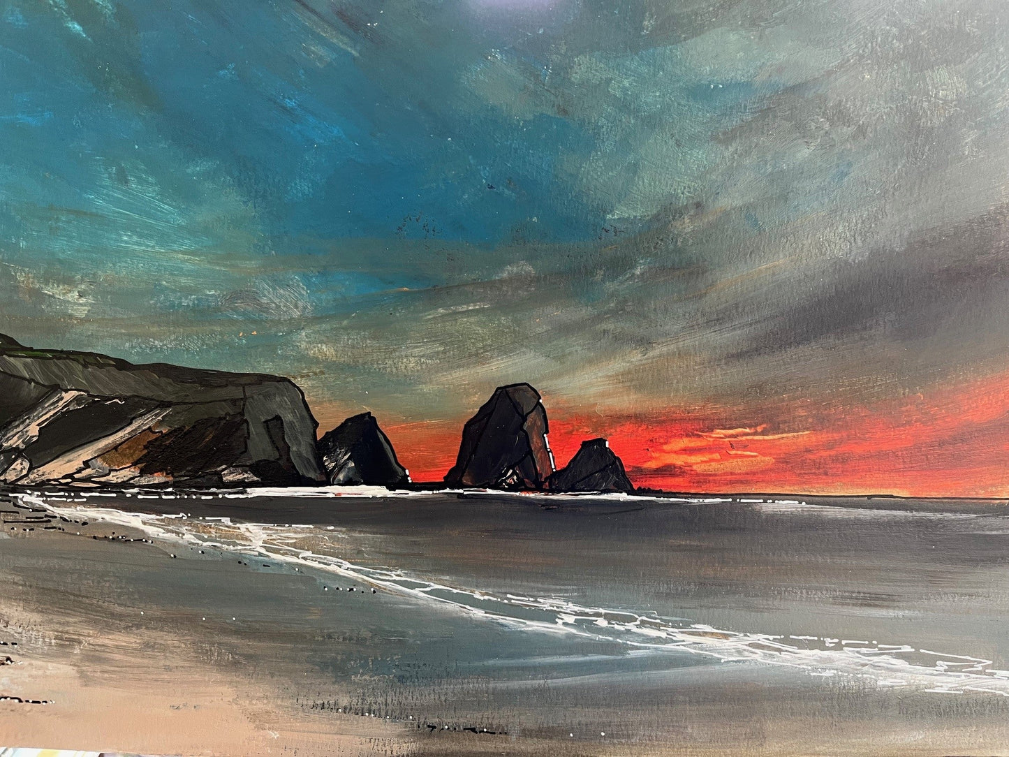 Nohoval Cove at Dawn - A4 Print