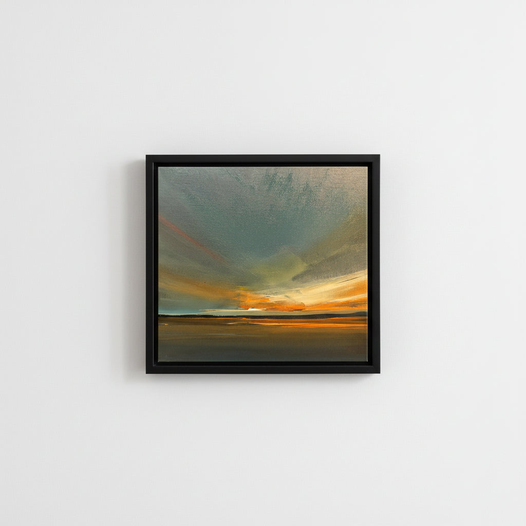 Setting Sun - Acrylic on Canvas Board 25cm x 25cm