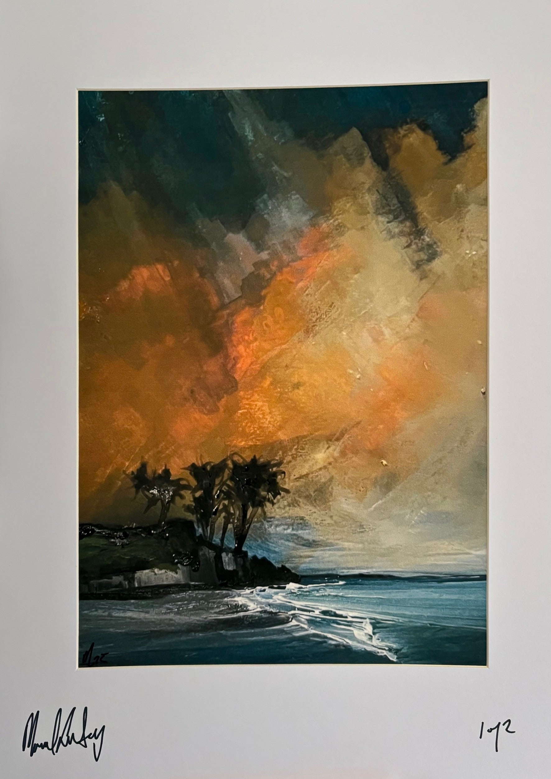Burrow Beach Sutton Dublin — fine art print by Irish seascape artist Marcel Lindsay
