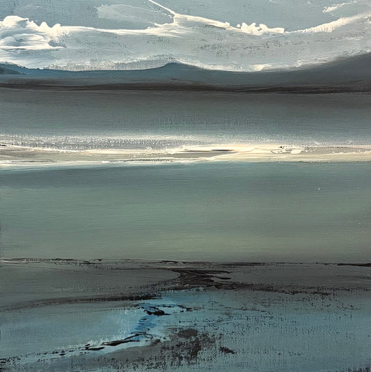 Rhapsody in Blue Irish landscape painting 