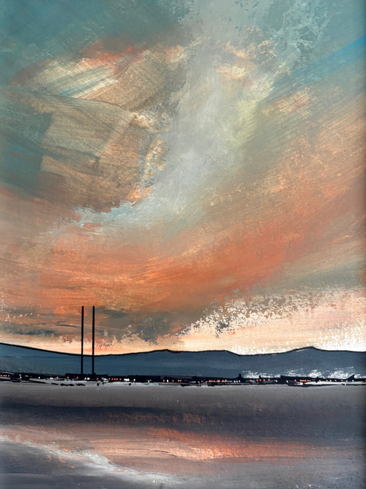 Painting of Dublin Skyline 